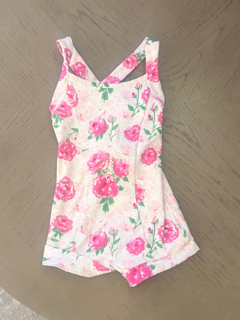 SweetHoney Shorts Leotard Floral 5Y